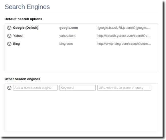 Search Engine Options