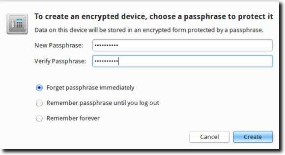 Enter Encryption Password