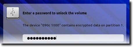 Enter Password To Unlock Drive