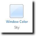 Select Window Color Setting