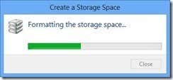 Formatting Storage Space