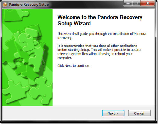 Pandora Recovery Install 2