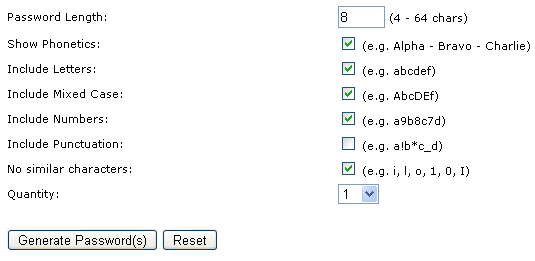 password generator