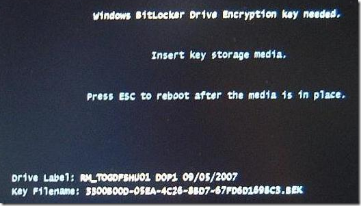 bitlocker recover password