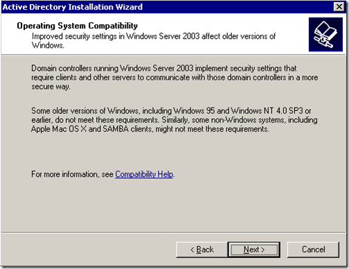 как настроить дополнительный контроллер домена в Windows 2003