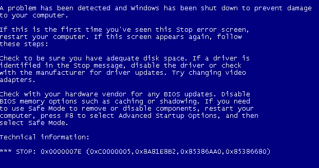 solução de problemas de coisas do Windows XP