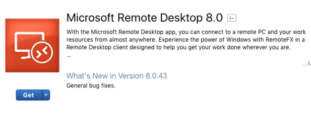 microsoft remote desktop for mac not working 2017