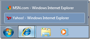 Windows 7 작업 표시줄에서 사진 켜기