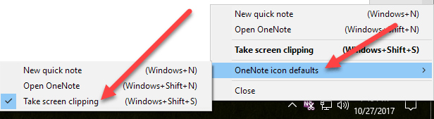 screen clipping tool without onenote