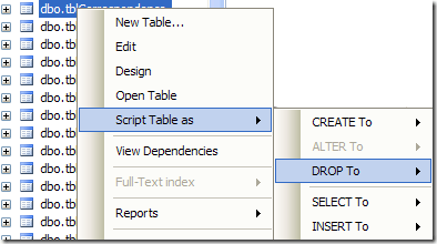 script table as alter to disabled