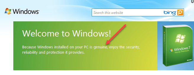 check windows 7 genuine key