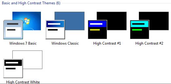 basic theme windows 7