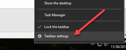 use small icons taskbar
