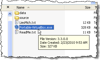 Portable-VirtualBox extracted files