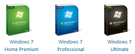 microsoft windows 7 editions