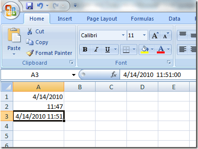 how to insert current date in excel automatically