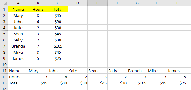 2 Ways to Use Excel s Transpose Function - 64