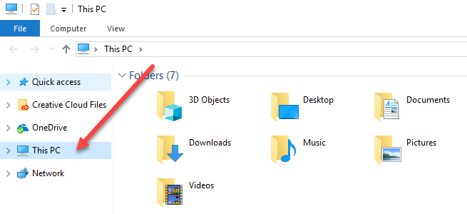 Change the Location of User Folders in Windows