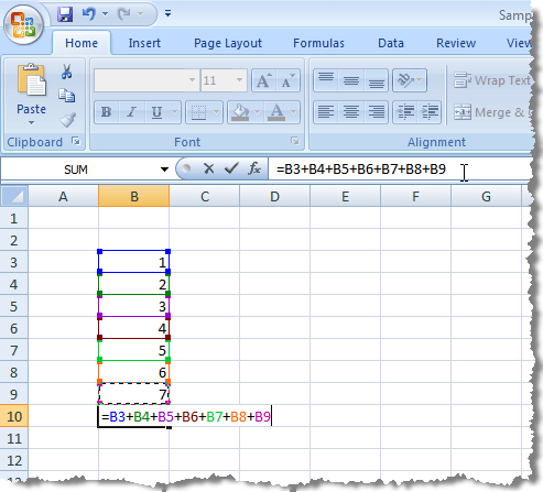 lock formula in excel for mac