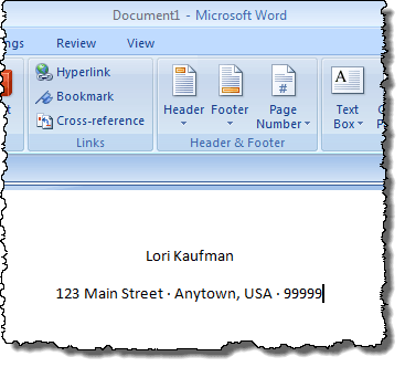 microsoft word for mac 2011 download header footer menu