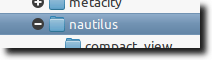 Double-click Nautilus
