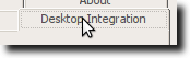 Desktop Integration Tab