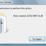 Fix “You need permission to perform this action” Error