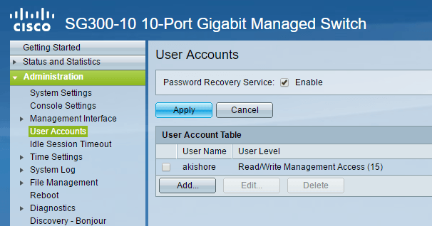 How to Enable SSH Access for Cisco SG300 Switches - 70