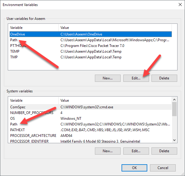 how-to-set-the-path-and-environment-variables-in-windows-10-youtube