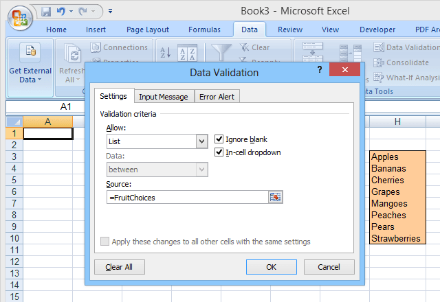 excel for mac defined names group