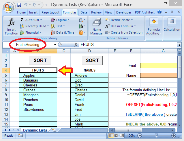 Use Dynamic Range Names in Excel for Flexible Dropdowns - 88