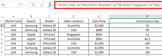 How To Use If And Nested If Statements In Excel