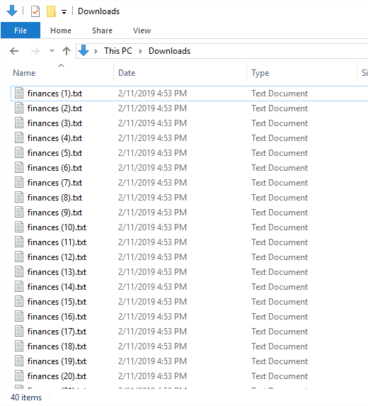 rename multiple files in windows 10