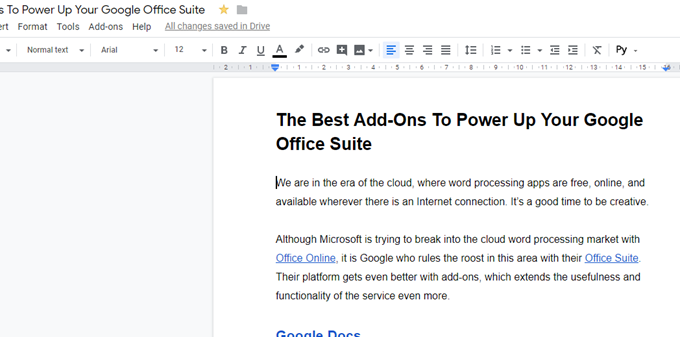 The Best Add-Ons To Power Up Your Google Office Suite image 1