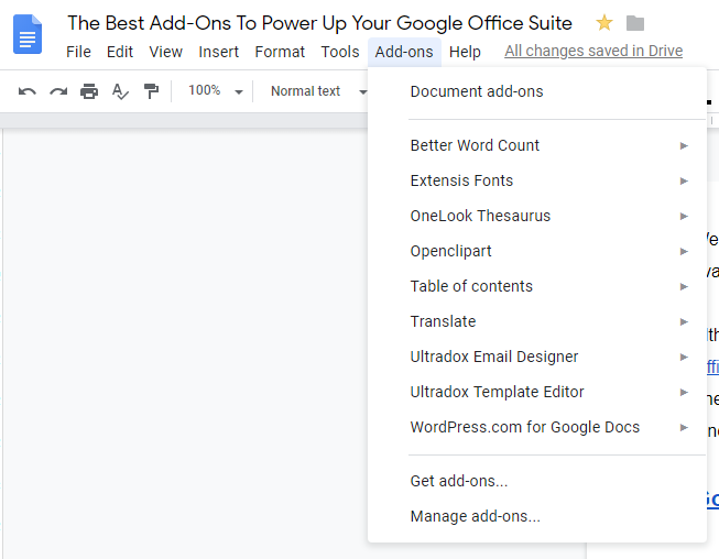 The Best Add-Ons To Power Up Your Google Office Suite image 2