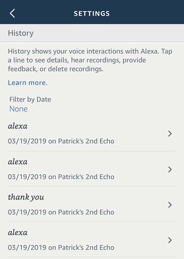How to Delete Your Alexa Information - 11