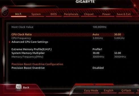 How to Overclock your Ryzen 5 1500x CPU (Gigabyte Motherboard) image 3