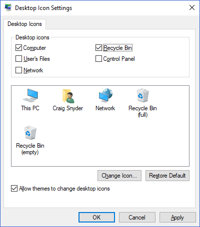 Change Recycle Bin Settings in Windows 10 - 35