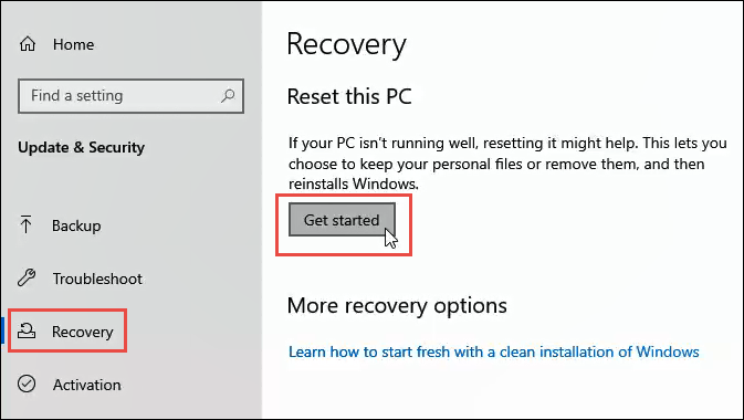3 Ways to Wipe   Reinstall Windows 10 - 84