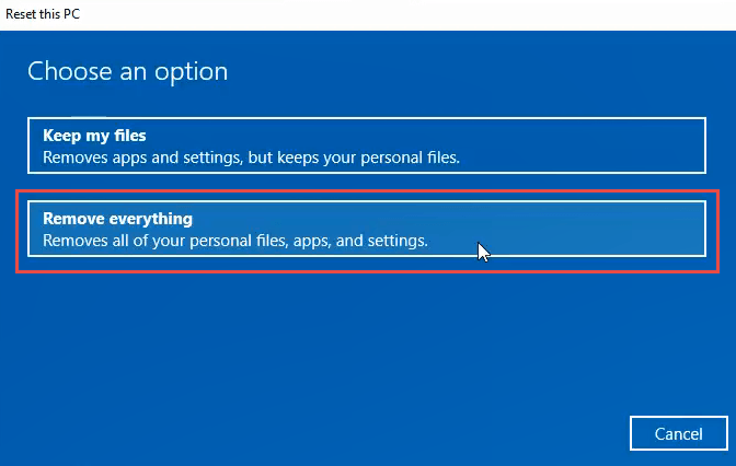 how to wipe a windows 10 computer before selling