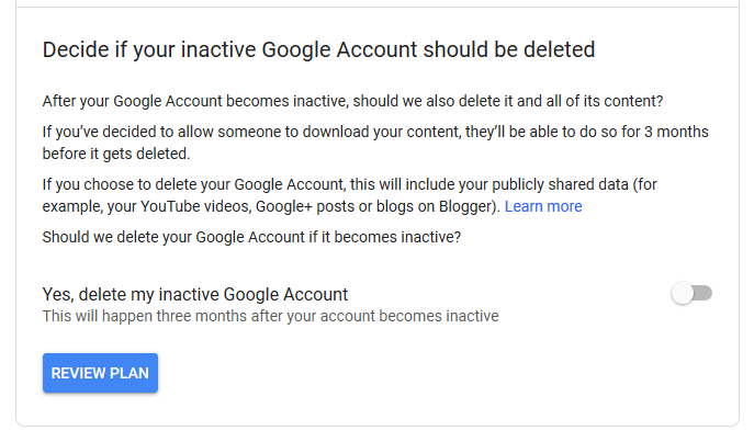 How To Activate Google Inactive Account Manager image 11