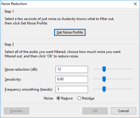 audacity noise gate plugin