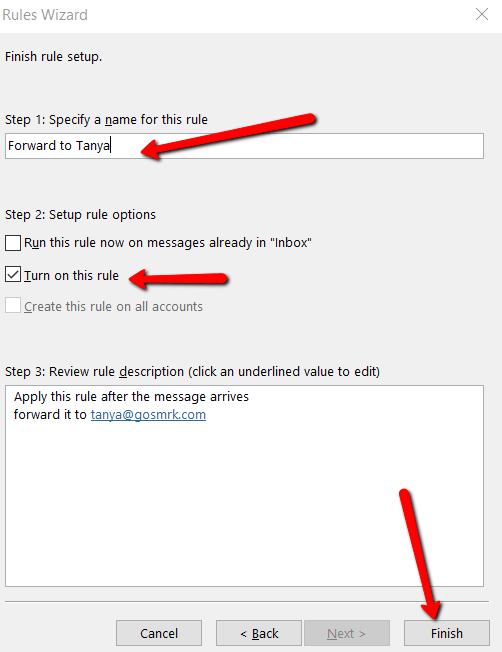 How to Automatically Forward Email in Outlook 2019 - 68