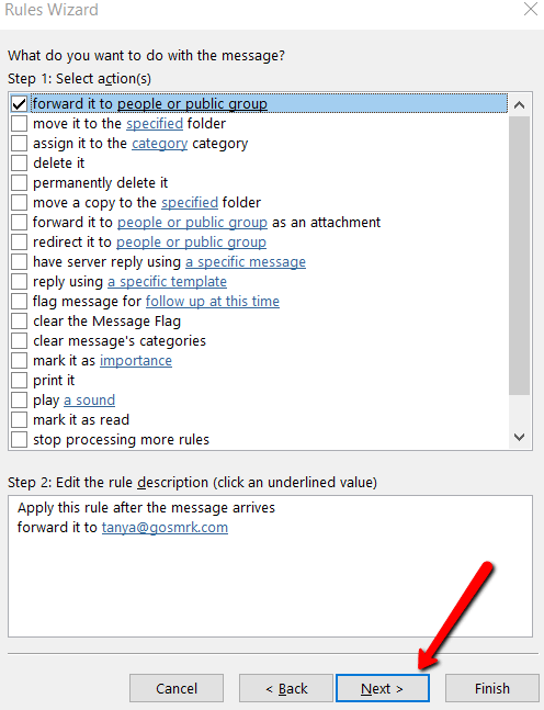 How to Automatically Forward Email in Outlook 2019 - 16
