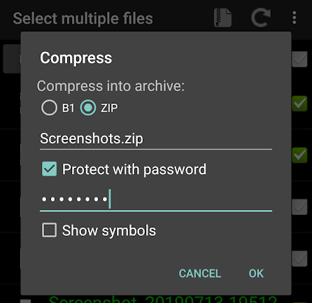 mac encrypted zip archive