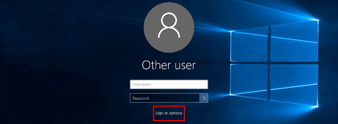 windows 10 no login box