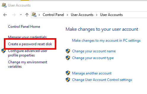 How To Create a Password Reset Disk The Easy Way image 5