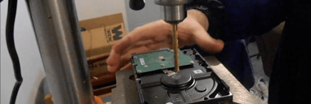 How To Safely Destroy An Old Hard-Drive