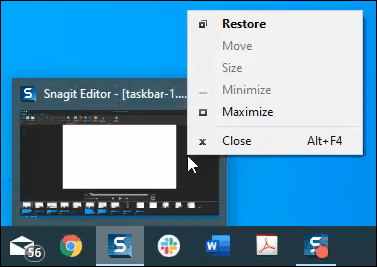 windows maximize behind taskbar windows 10