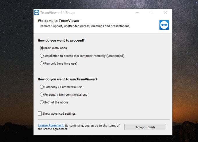 teamviewer on mac is says commercial use suspected